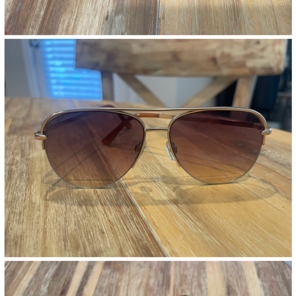 Target Women's Gold and Brown Sunglasses